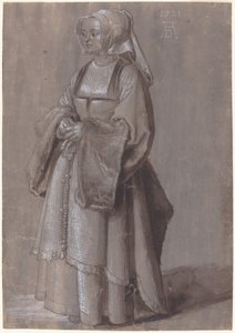 Joven con vestido neerlandés de Albrecht Dürer