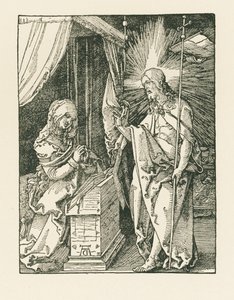 Cristo apareciéndose a su Madre, c.1510 (xilografía)