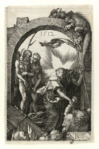 Cristo en el Limbo (con Adán y Eva) de Albrecht Dürer