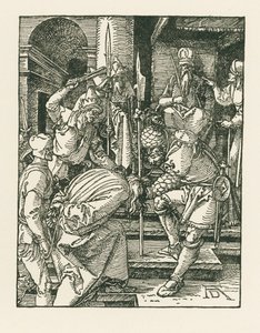 Cristo ante Anás, c.1508-09 (xilografía) de Albrecht Dürer or Duerer