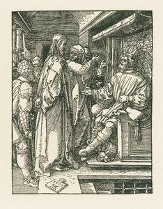 Cristo ante Herodes de Albrecht Dürer or Duerer