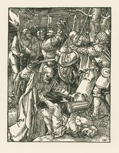 Cristo cautivo, c.1509 (xilografía) de Albrecht Dürer or Duerer