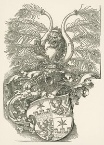 Escudo de armas de Roggendorf de Albrecht Dürer or Duerer
