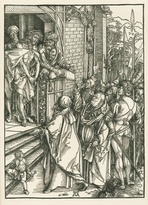 Ecce Homo, c.1498 (xilografía) de Albrecht Dürer or Duerer