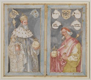 Emperadores Carlomagno y Segismundo, circa 1507 - 1510