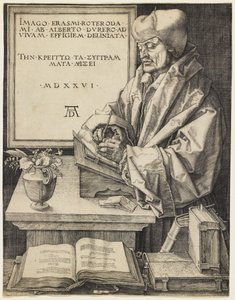 Erasmo de Rotterdam de Albrecht Dürer