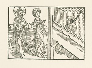 Cuarta obra de misericordia: Piedad por el hombre castigado con demasiada severidad de Albrecht Dürer or Duerer