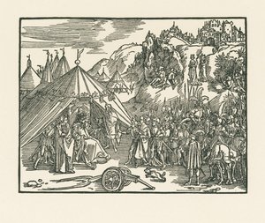 Judith es llevada al campamento de Holofernes