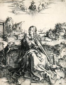 Virgen con libélula (grabado)