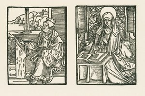 Magister Matthias, canónigo de Linkoeping y Santa Birgitta de Albrecht Dürer or Duerer