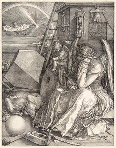 Melancolía I de Albrecht Dürer (1471-1528), una de sus 3 obras maestras de grabado completadas en 1514 de Albrecht Dürer