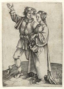 Pareja de campesinos, c.1497 de Albrecht Dürer