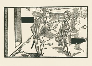 Fedria y Parmeno, c.1492-93 (xilografía) de Albrecht Dürer or Duerer
