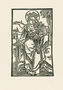 Santa Catalina de Albrecht Dürer or Duerer