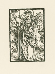Santa Catalina de Albrecht Dürer or Duerer