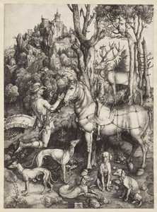 San Eustaquio, c.1501 de Albrecht Dürer