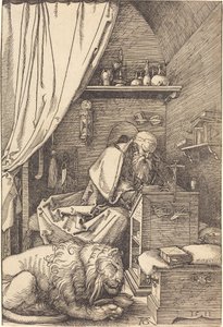 San Jerónimo en su celda de Albrecht Dürer