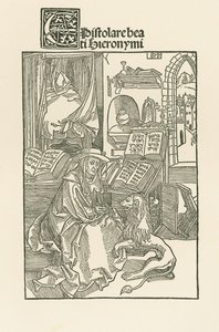 San Jerónimo en su estudio de Albrecht Dürer or Duerer