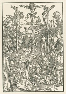 Pequeño calvario, c.1503-04 (xilografía) de Albrecht Dürer or Duerer