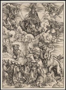 El Apocalipsis: La bestia con dos cuernos como un cordero, 1496-97