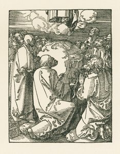 La Ascensión, c.1510 (xilografía) de Albrecht Dürer or Duerer