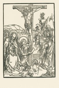 La Crucifixión, c.1500 (xilografía) de Albrecht Dürer or Duerer