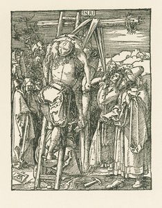 El Descendimiento de la Cruz, c.1509-10 (xilografía) de Albrecht Dürer or Duerer