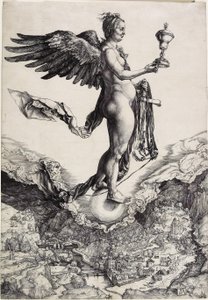La gran fortuna, c. 1501-1502 de Albrecht Dürer