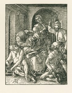 El escarnio de Cristo, c.1508-09 (xilografía) de Albrecht Dürer or Duerer