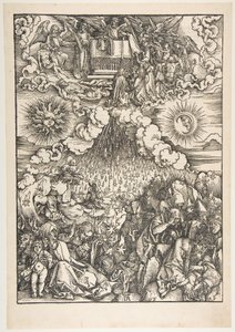 La apertura del quinto y sexto sello, del Apocalipsis de Albrecht Dürer