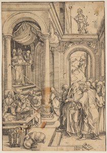 Presentación de la Virgen en el Templo de Albrecht Dürer