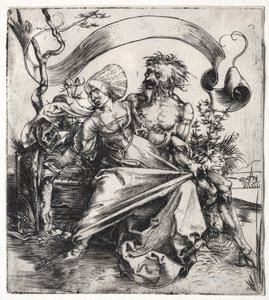 El Ravisher, c. 1495 (grabado) de Albrecht Dürer or Duerer