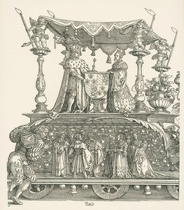 El Pequeño Coche Triunfal o El Matrimonio Borgoñón de Albrecht Dürer or Duerer