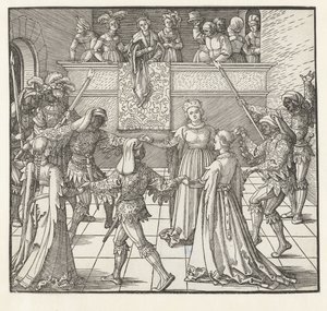 El baile de las antorchas de Albrecht Dürer or Duerer