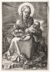 La Virgen con el Niño en pañales de Albrecht Dürer or Duerer