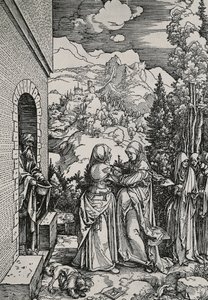 La Visitación de Albrecht Dürer