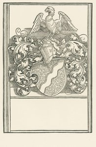 Escudo de Michael Behaim, c.1518-20 (xilografía)