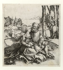 La pareja mal emparejada, c.1495 de Albrecht Dürer