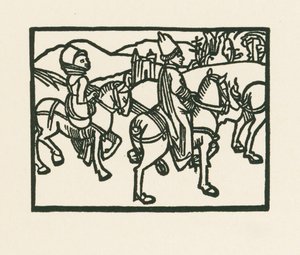 El príncipe a caballo, c.1489-90 (xilografía)