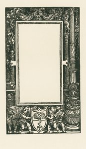 Portada de Plutarco: De his qui tarde de Albrecht Dürer or Duerer