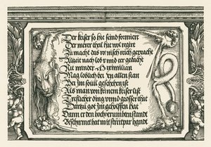 Arco de triunfo del emperador Maximiliano I de Albrecht Dürer or Duerer