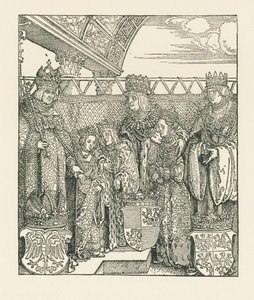 Arco de triunfo del emperador Maximiliano I de Albrecht Dürer or Duerer