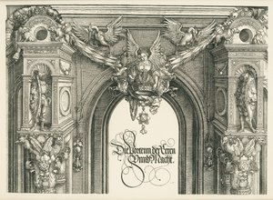 Arco de triunfo del emperador Maximiliano I de Albrecht Dürer or Duerer