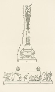 Columna de la victoria para el sometimiento de los campesinos insurgentes de Albrecht Dürer or Duerer