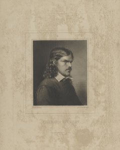 Retrato de Friedrich Rückert 1788-1866, 1840s
