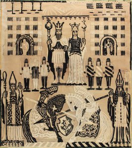 Royal Joisting, marzo de 1928 (gouache sobre papel) de Alec Hunter