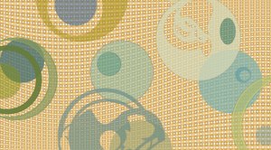 Círculos abstractos superpuestos de Alejandra Winkhaus