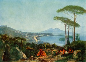 Vista de Nápoles desde el Camino a Pozzuoli, c1830s, 1965 de Aleksandr Ivanov