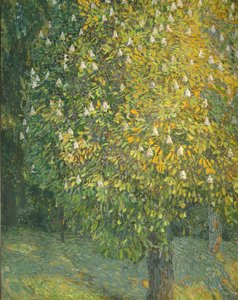 Castaño en flor de Aleksandr Jakovlevic Golovin