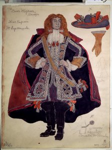 Diseño de vestuario para la obra Dom Juan de Moliere (Jean Baptiste Poquelin